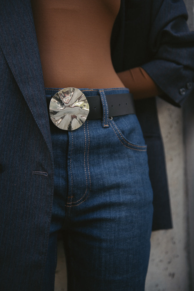 Cinturón Hebilla Redonda