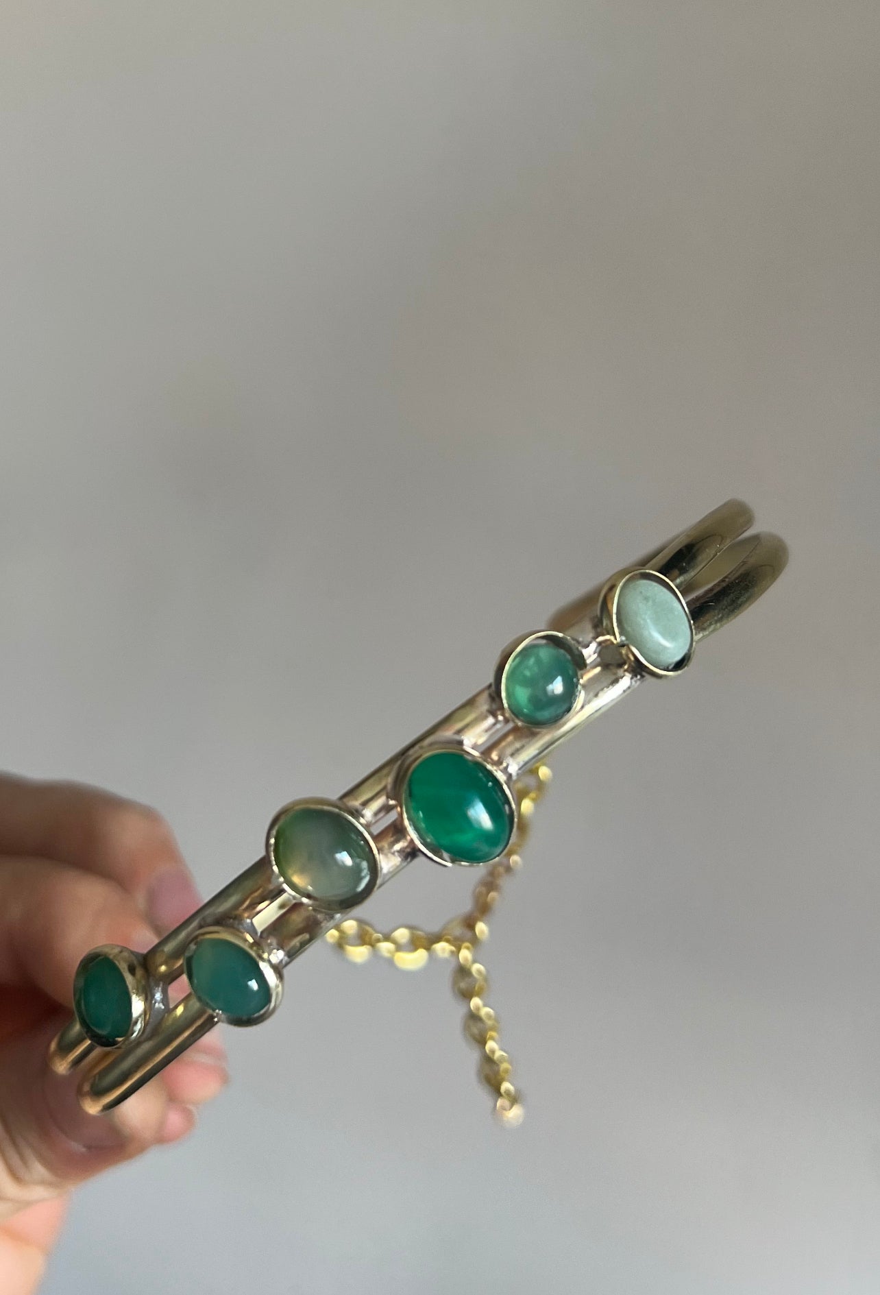 Gargantilla doble con piedras