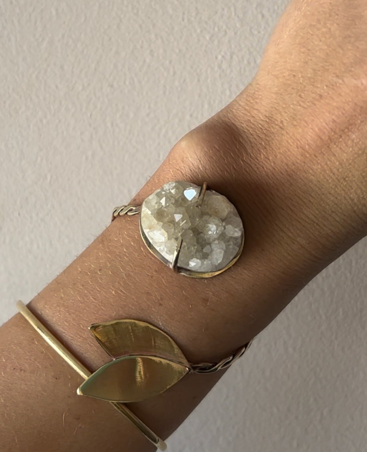 Brazalete trenzado citrino