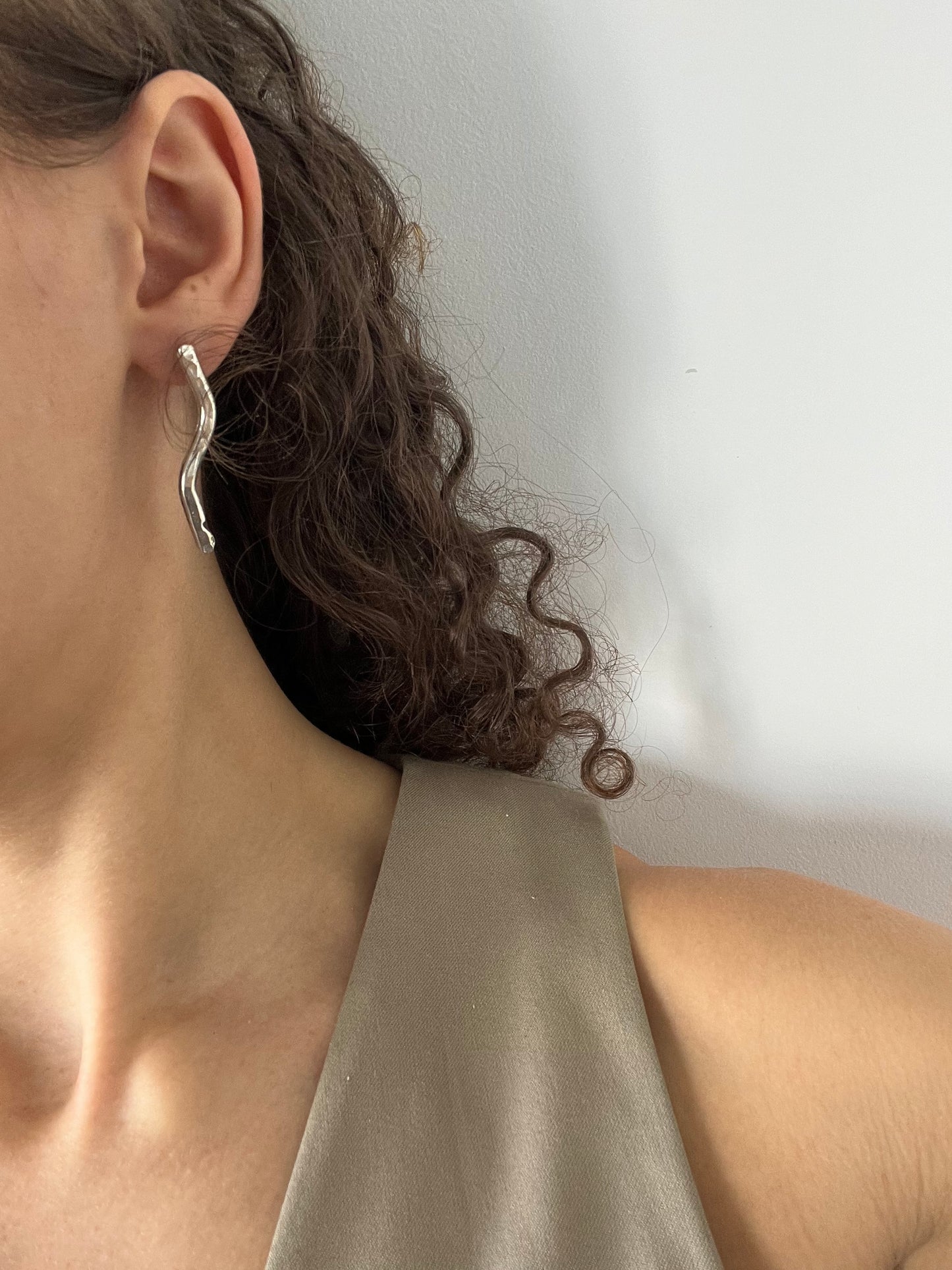 Caravanas serpiente gruesas