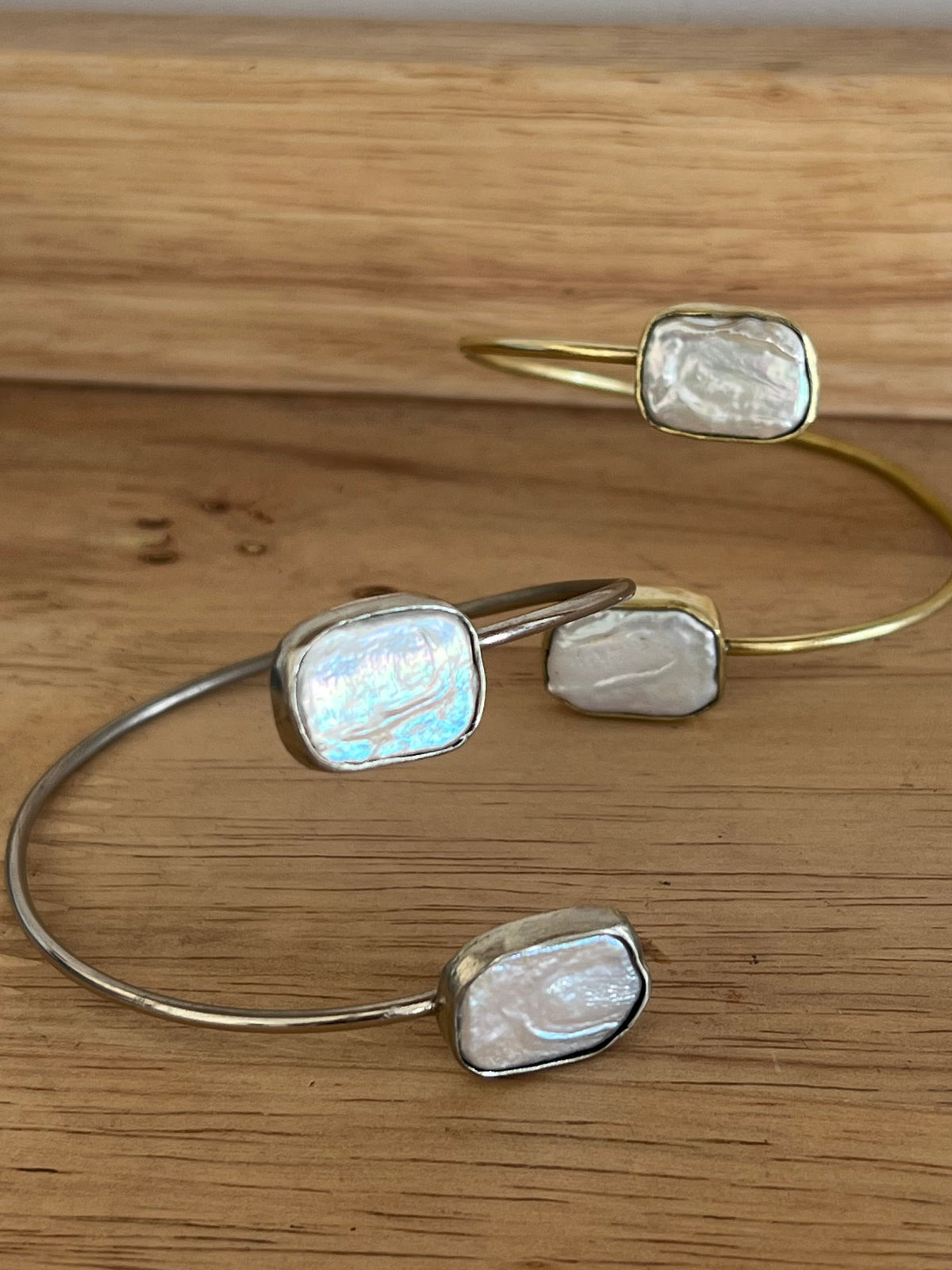 Pulsera doble perla