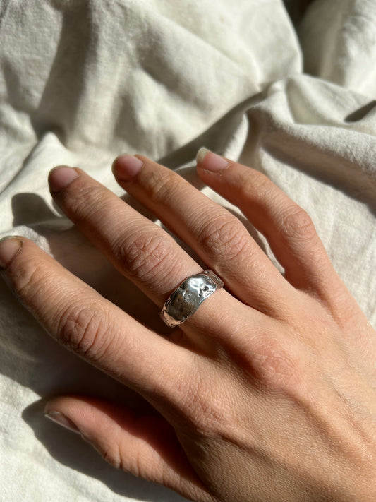 Anillo irregular plata 925 PRE ORDER