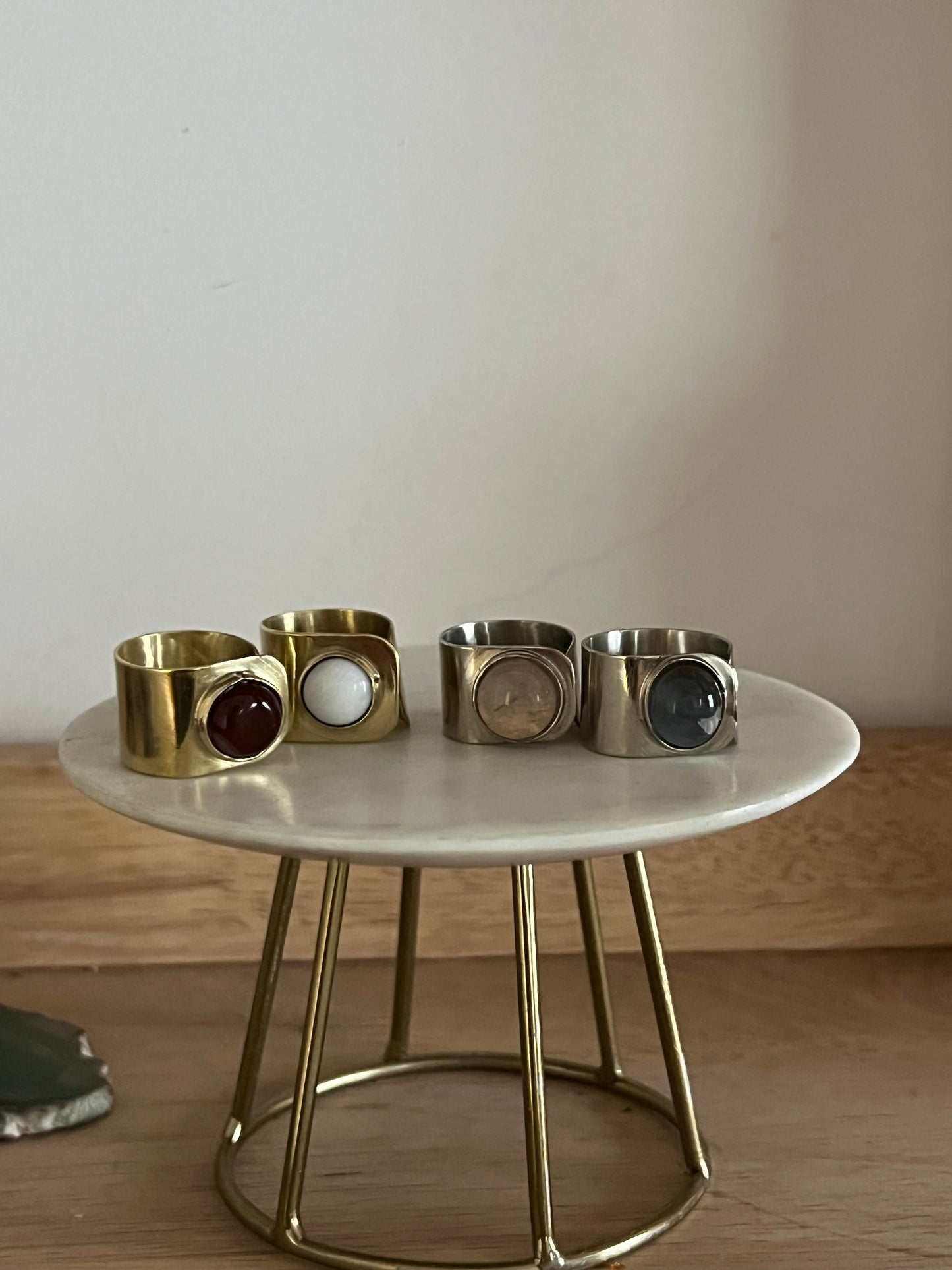 Anillos ágatas