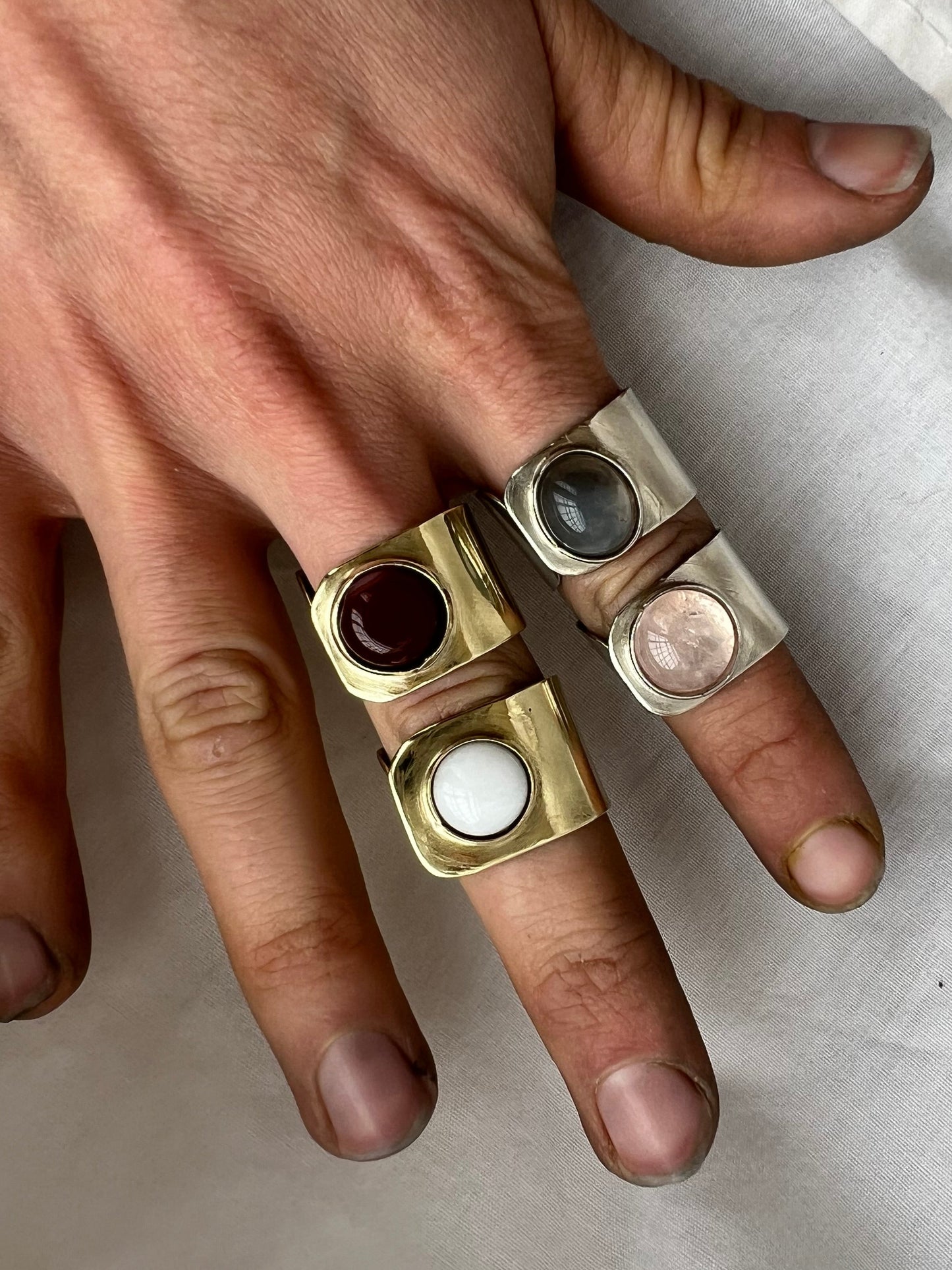 Anillos ágatas