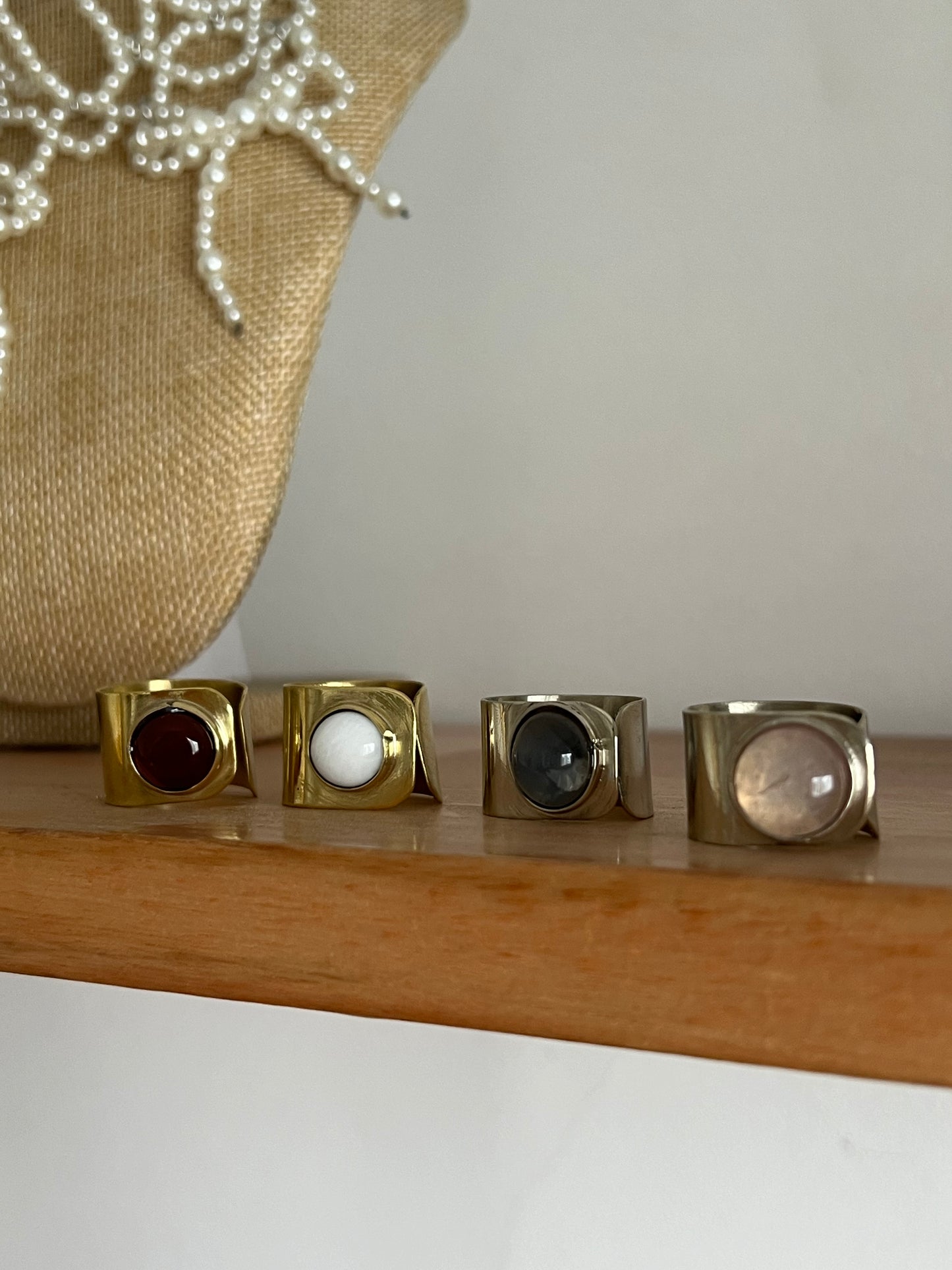 Anillos ágatas