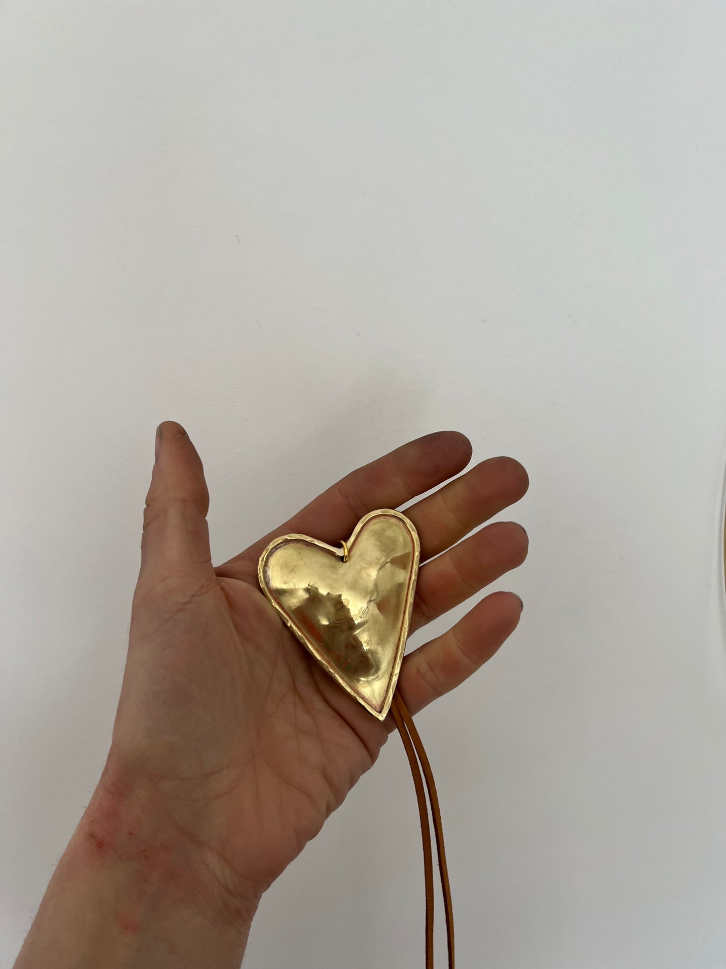 Collar corazón irregular