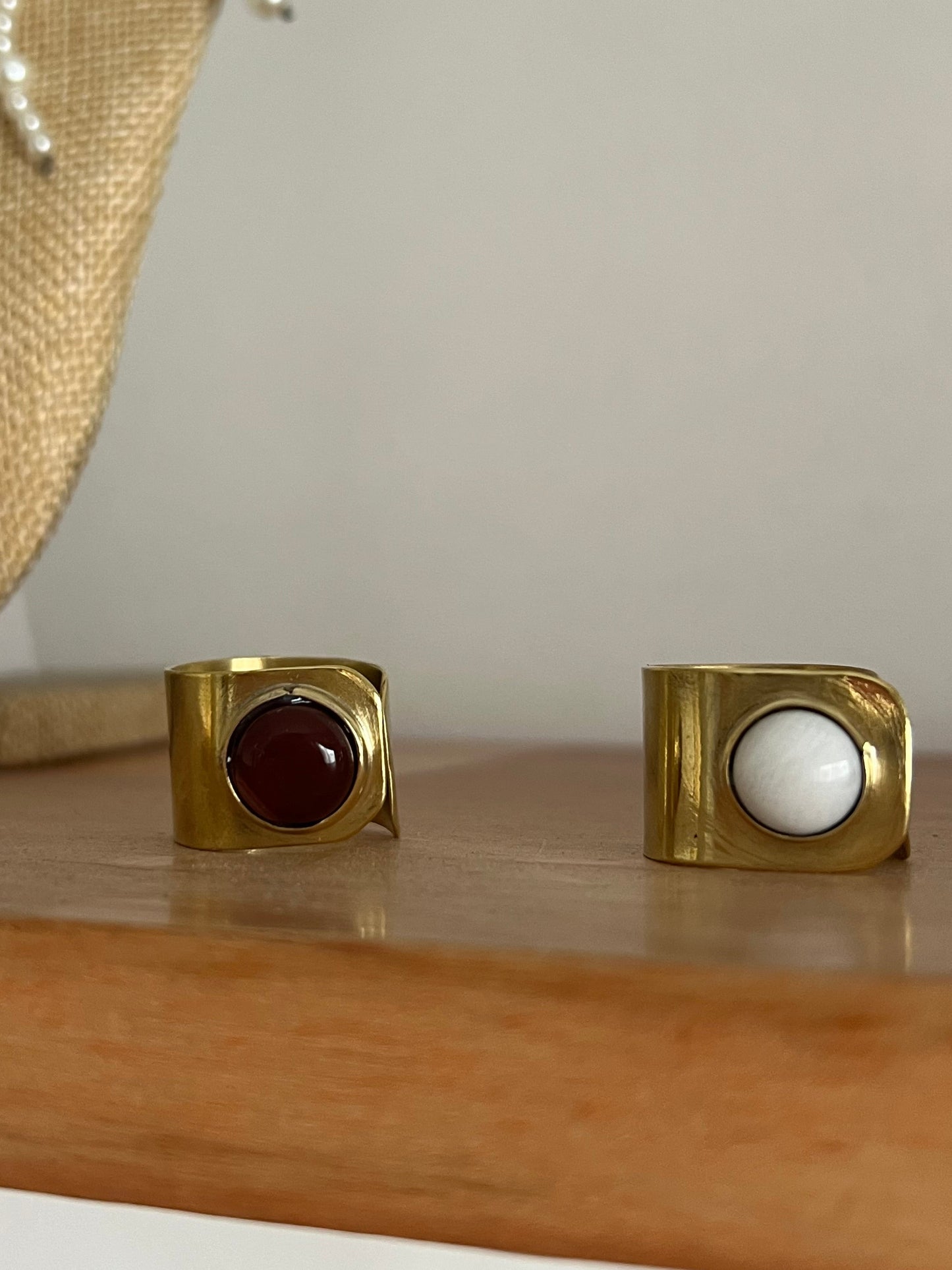 Anillos ágatas