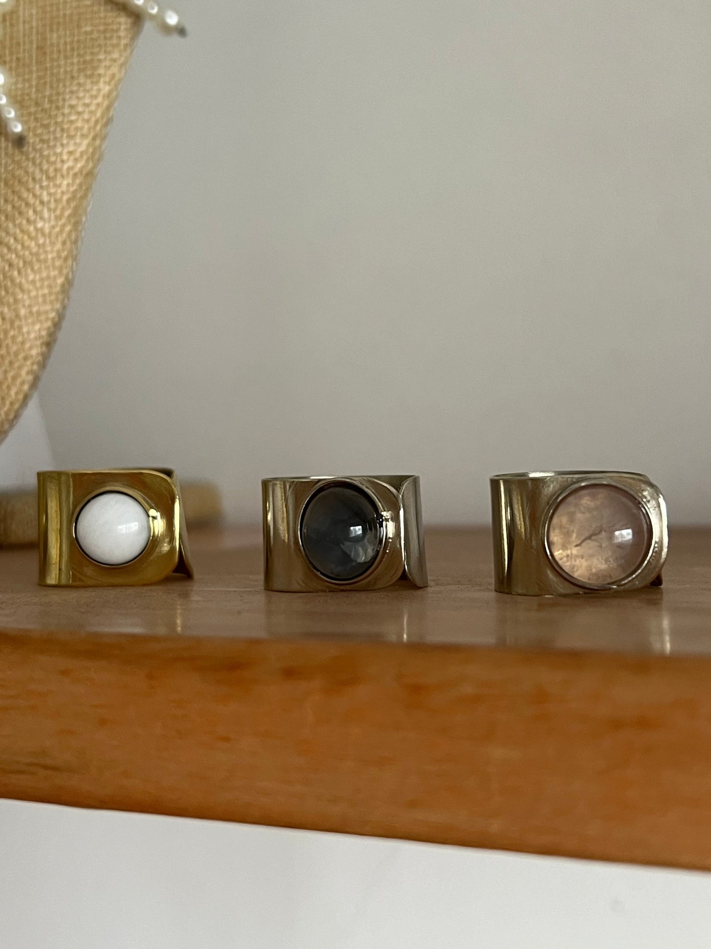 Anillos ágatas