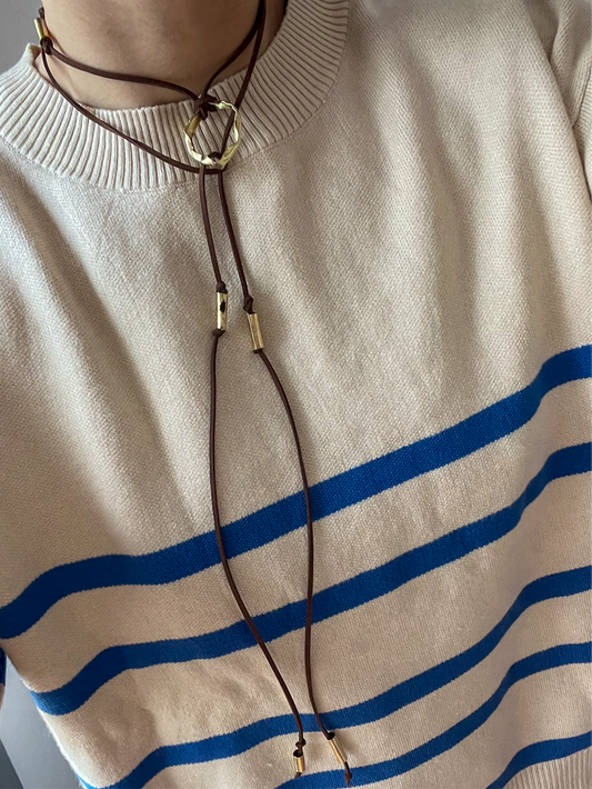 Corbatín aro con tubitos