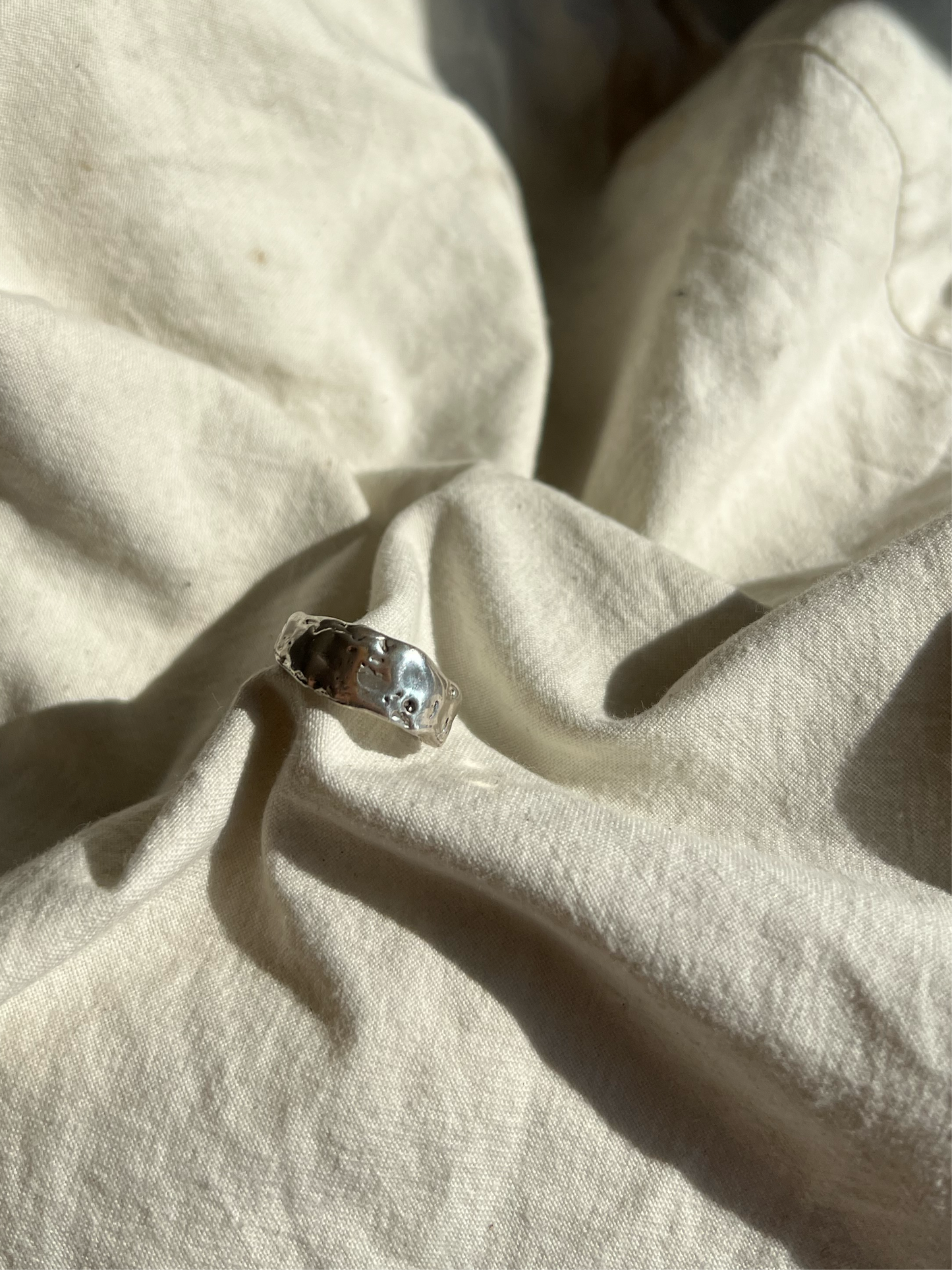 Anillo irregular plata 925 PRE ORDER